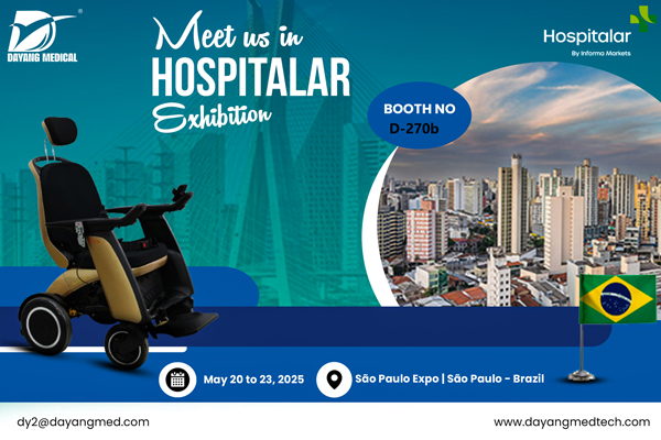 Dayang Medical - China's Premier Electric Wheelchair Manufacturer Brings 16 Years of Innovation to Hospitalar 2025 in Brazil