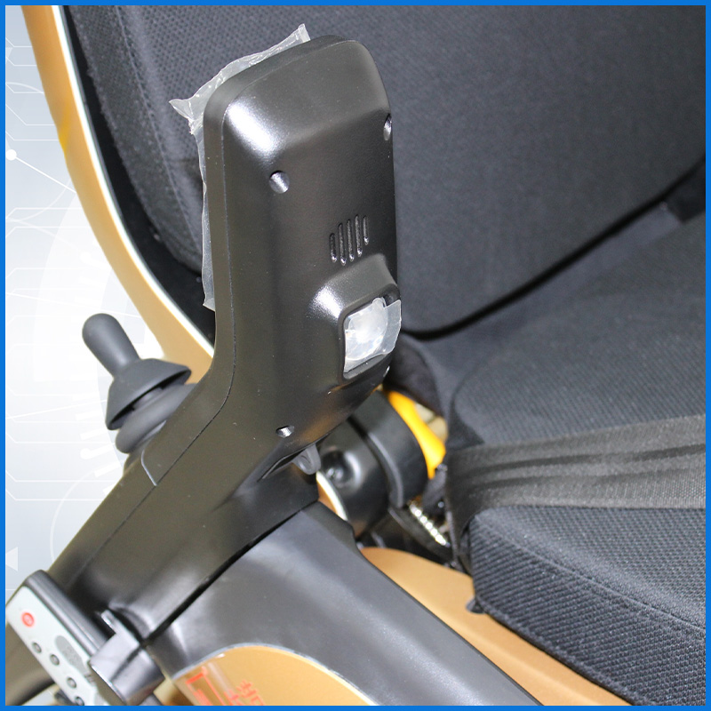 Luxury electric wheelchair with massage
