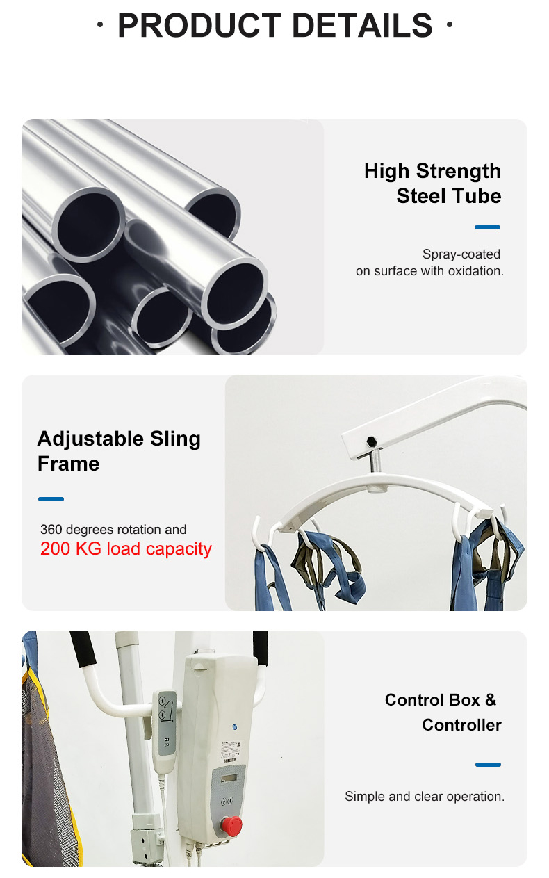 Electric patient lifter