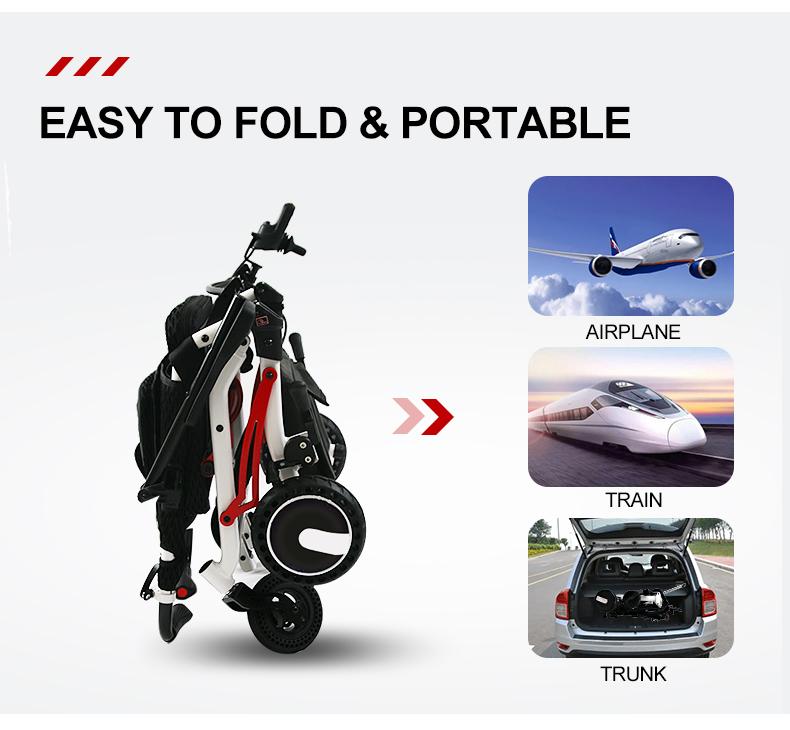 Portable power wheelchair