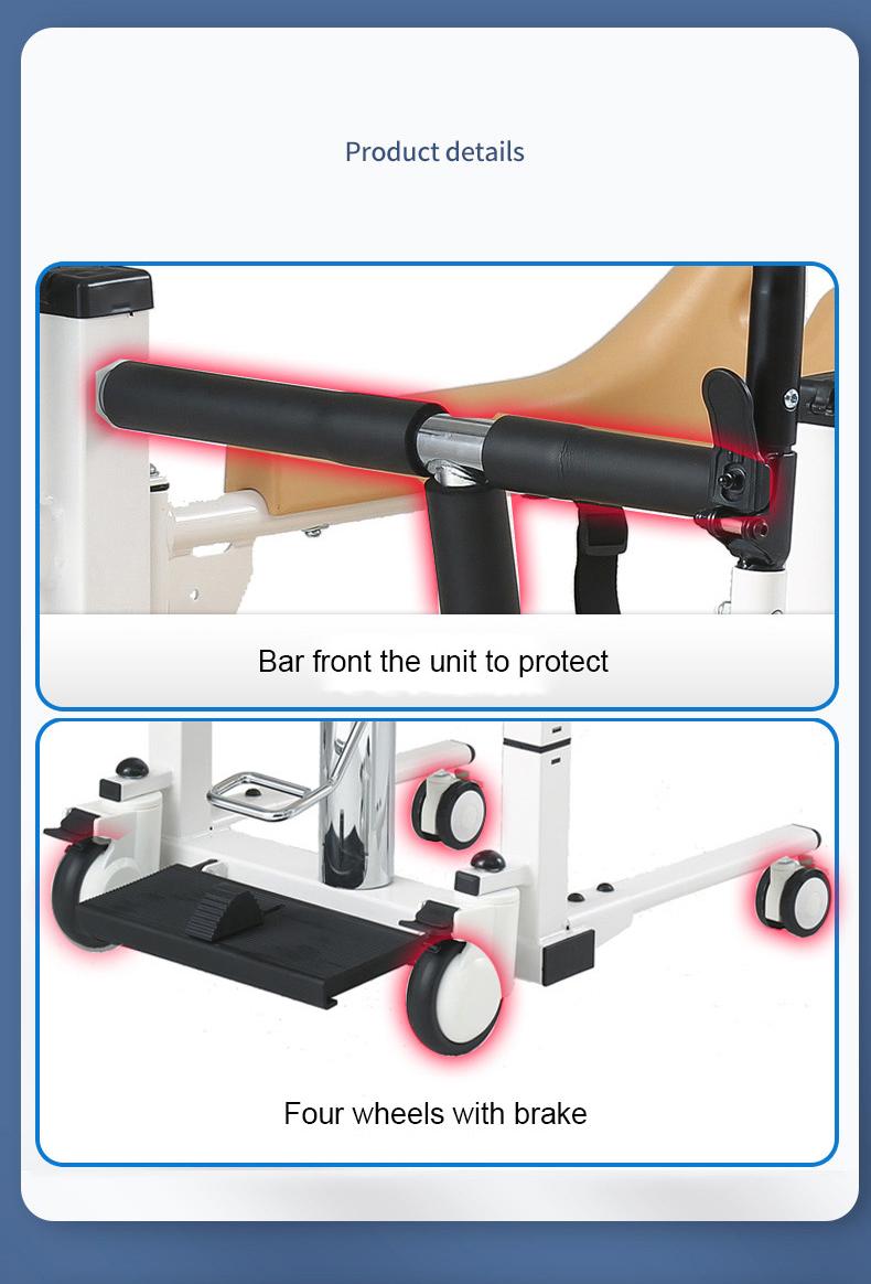 Hydraulic transfer chair