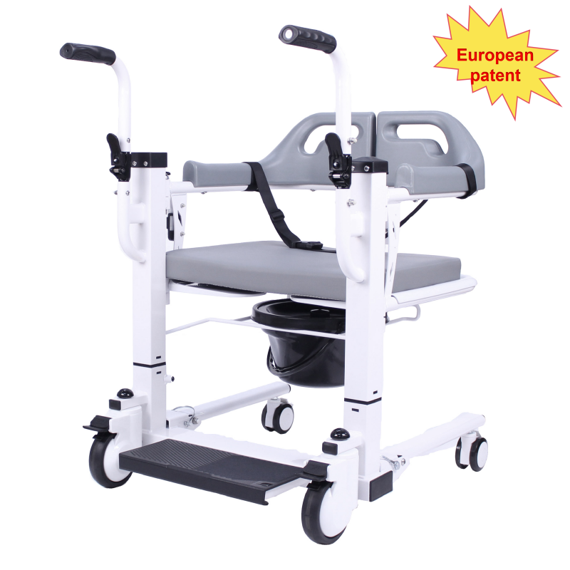 Бързо освобождаващ се голям стол за повдигане и преместване на пациенти