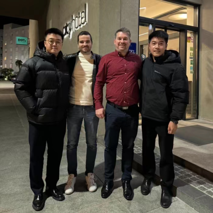 Külastades kliente Euroopas tööreisil