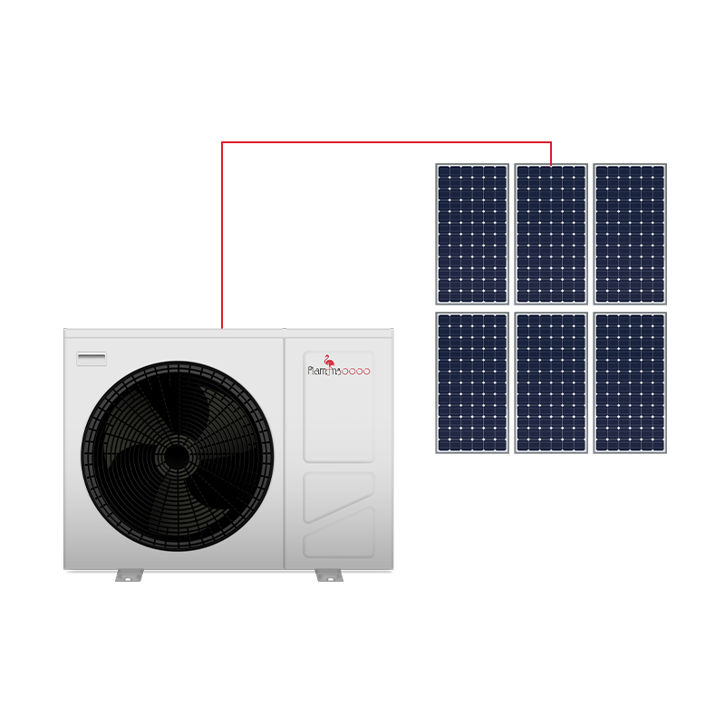 Solar Panel System Inverter Air to Water Heat Pump