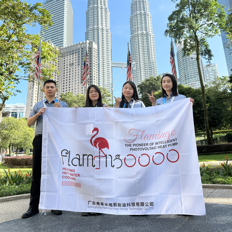 مضخة فلامينجو الحرارية في الطاقة تكنولوجيا آسيا 2024 في مركز مدينة كوالالمبور، ماليزيا