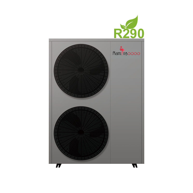 Pompe à chaleur à hautes températures d'inverseur de source d'air de 19kw R290