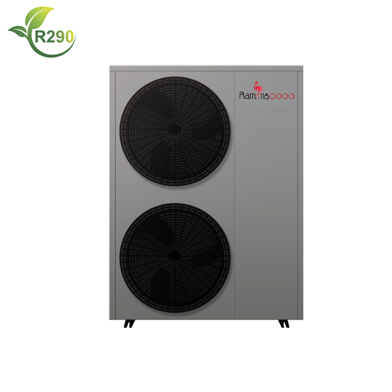 19KW R290 luftkildevarmepumpe med 80 graders effekt