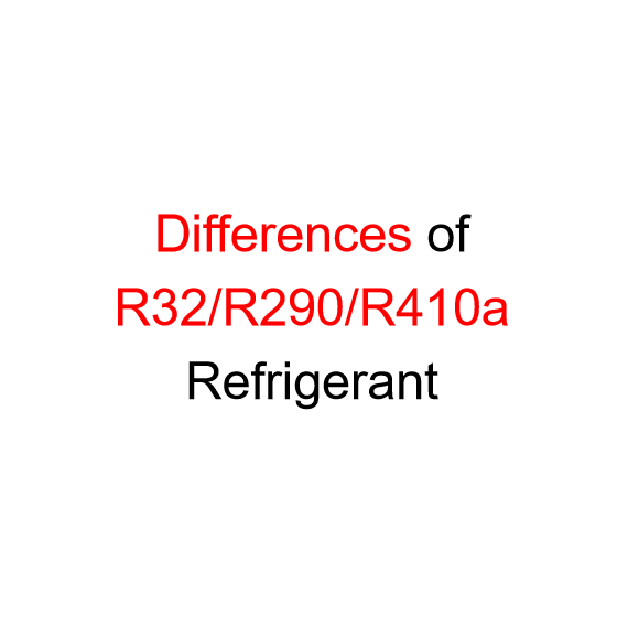 R32/R290/R410a kylmäaineen erot