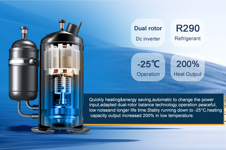 EVI DC Inverter heat pump