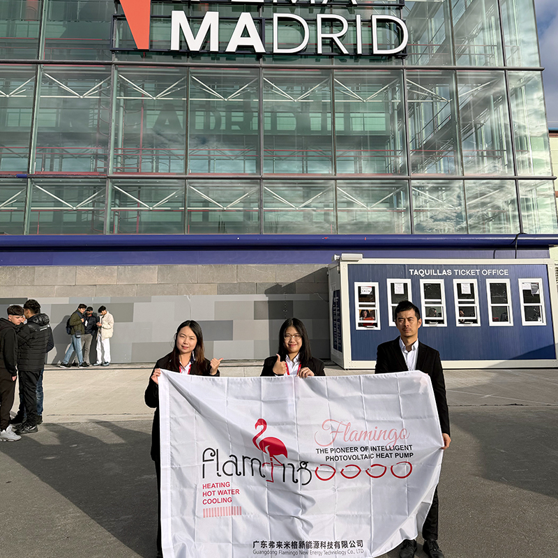 Η Φοινικόπτερος λάμπει στην Έκθεση Αντλιών Θερμότητας της Μαδρίτης, επεκτείνοντας την παγκόσμια εμβέλειά της