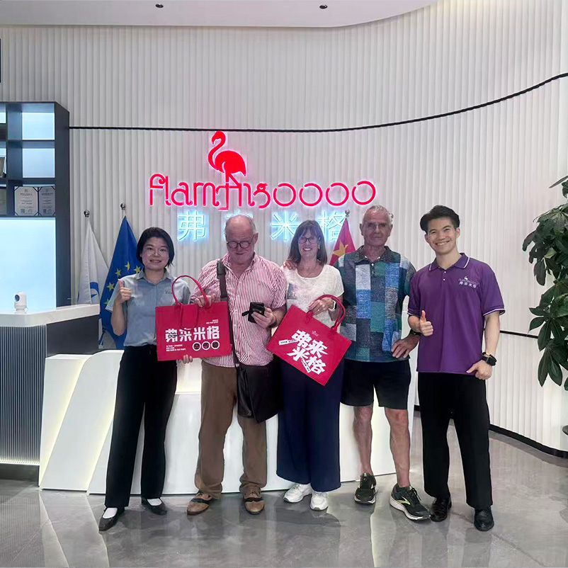 UK Client Tim Visits Flamingo with Architect Friend, Tours Factory and Confirms Order On-Site