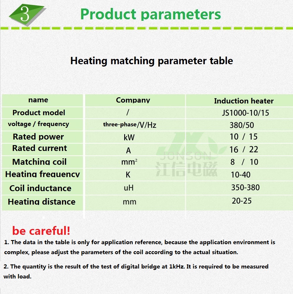 induction heater can be customized