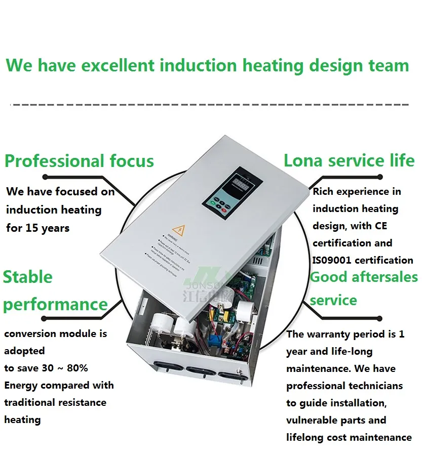 100KW vysokofrekvenčný indukčný ohrev