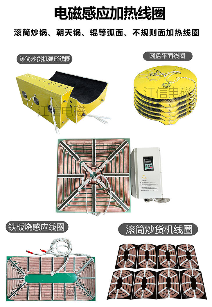 Customized electromagnetic induction heating coil