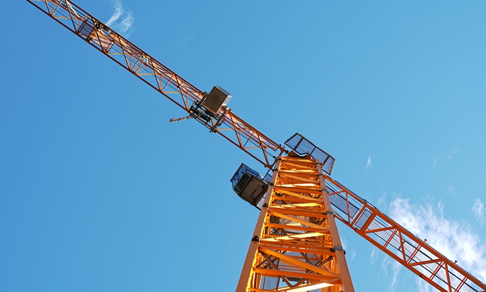 Construction building tower crane