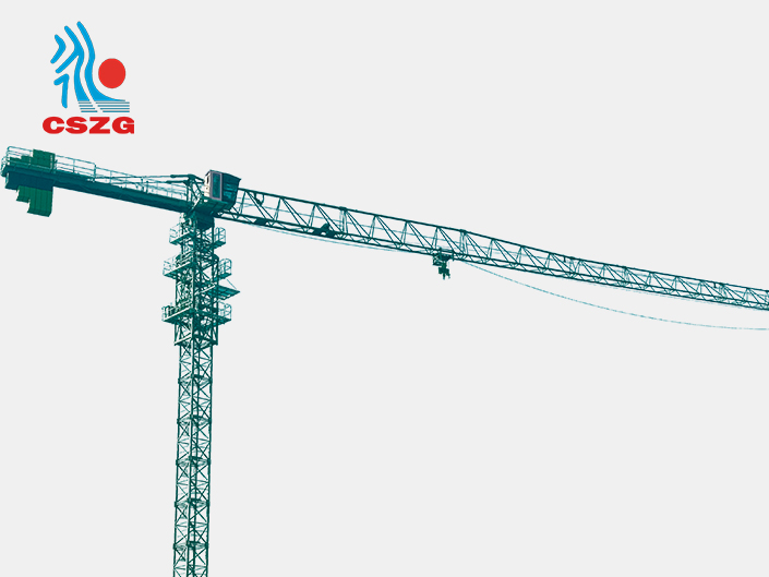 Outdoor Compact Structure Flat Top Tower Crane Machinery