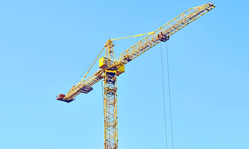 Lifting machinery tower crane