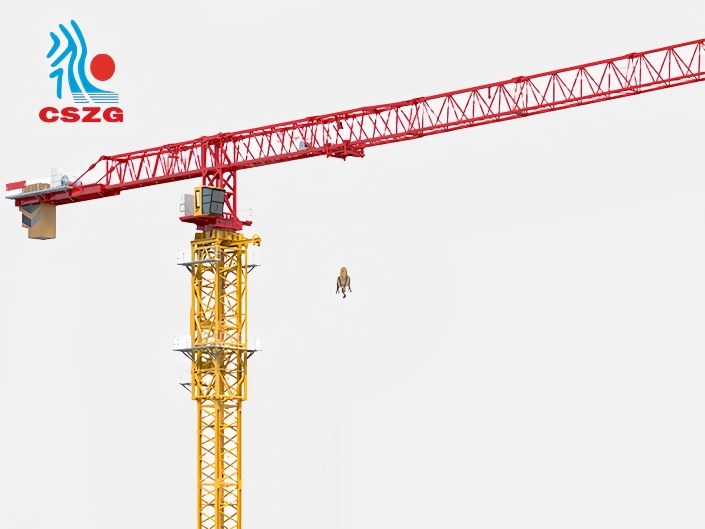 High Working Reinforced Structure Flat Top Tower Crane