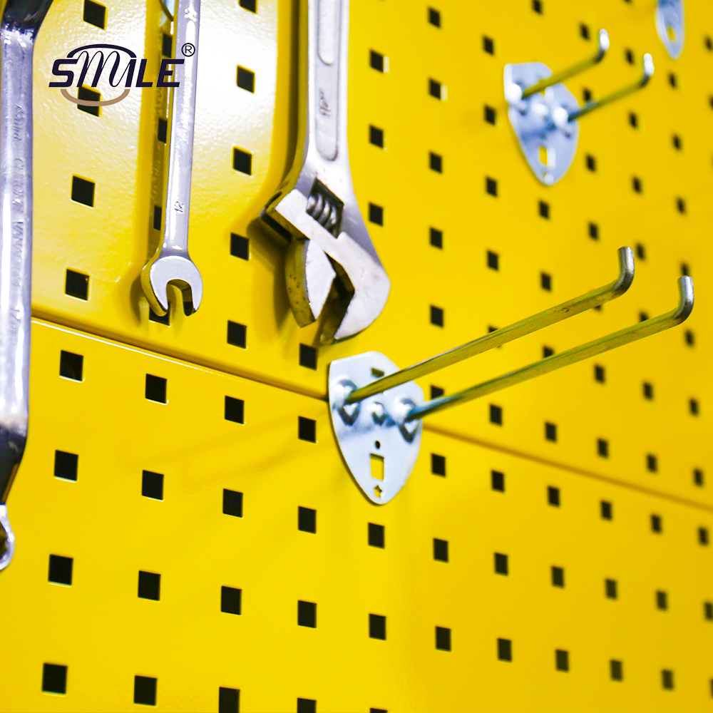 Mobile Single/Double-Sided Metal Tool Pegboard