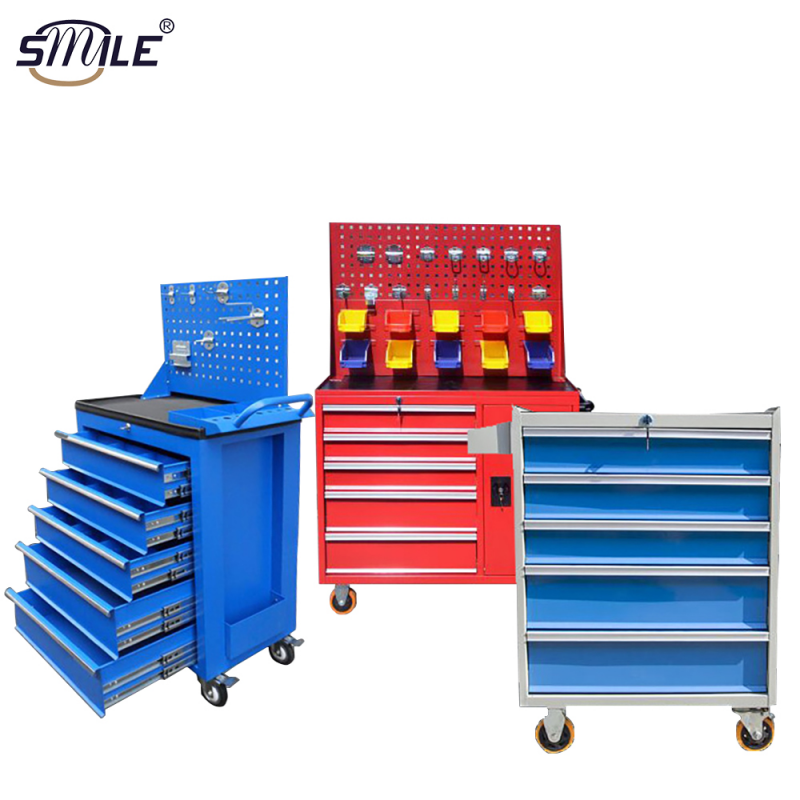 Metal Tool Cabinet With Drawer Dividers Large Capacity