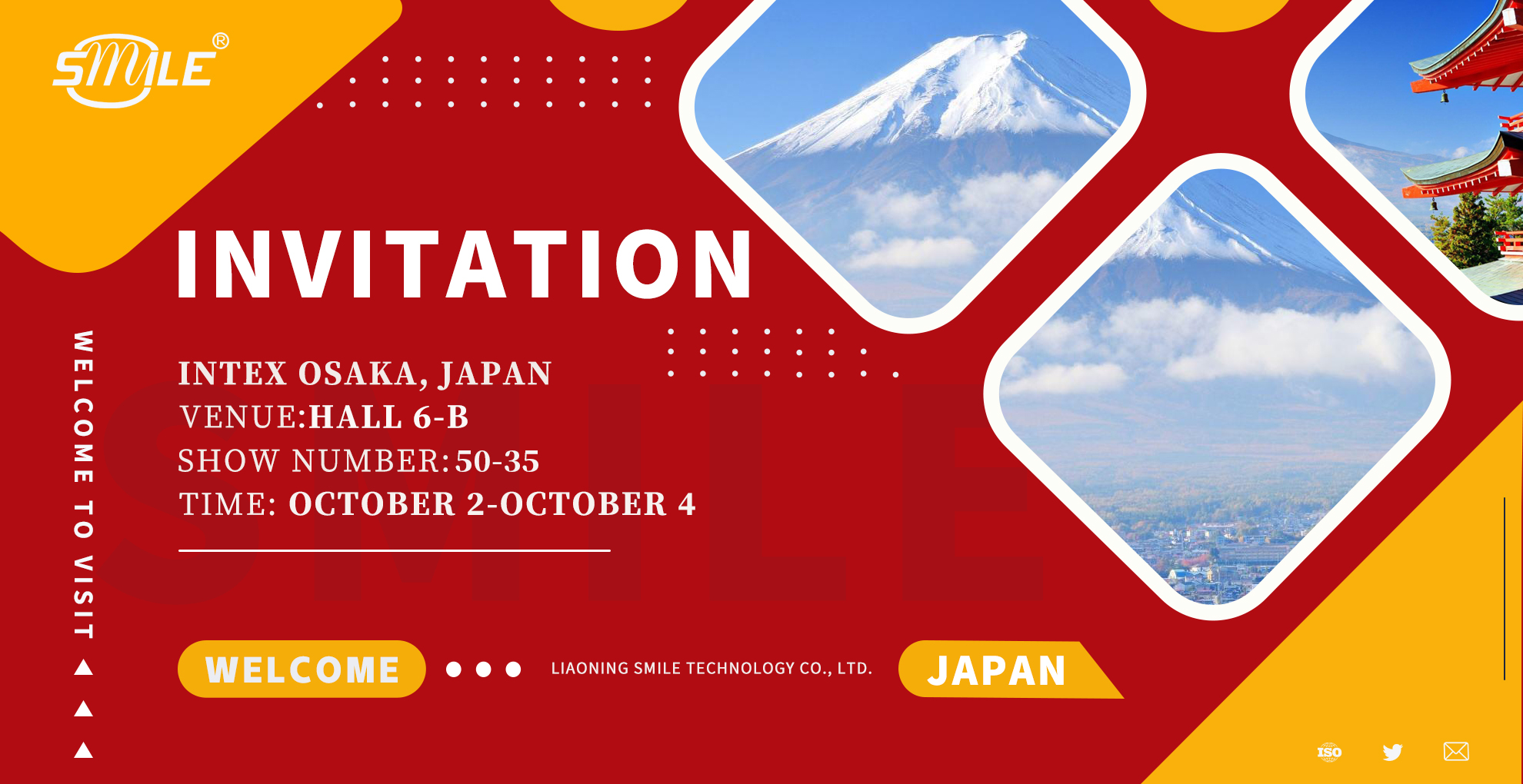 CHNSMILE Technology Co., Ltd. on läsnä M-Tech Osakassa Japanissa!