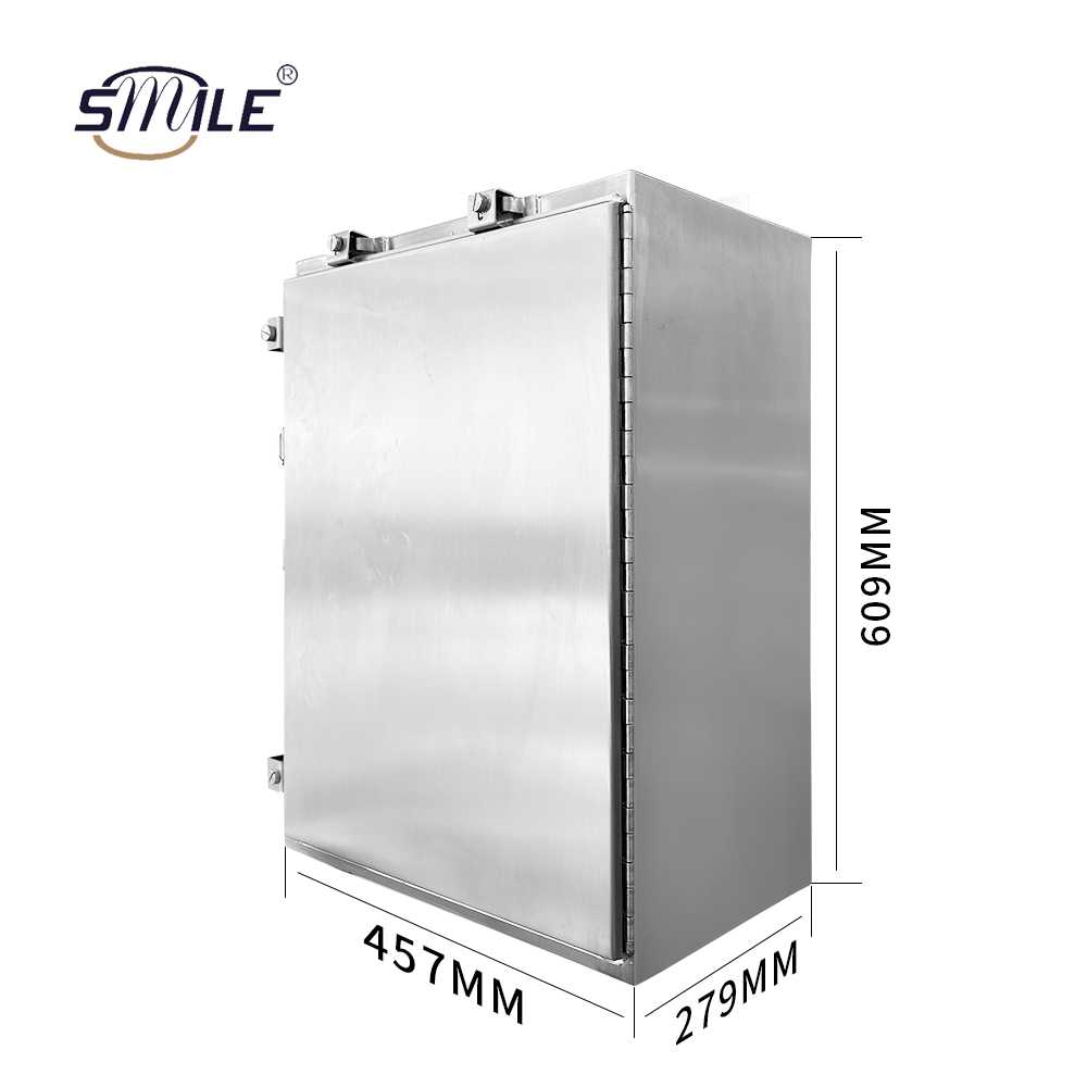 CHNSMILE Outdoor IP65 Waterproof Stainless Steel Electrical Box Power Distribution Panel Box Enclosure