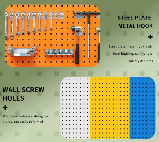 metal tool pegboard