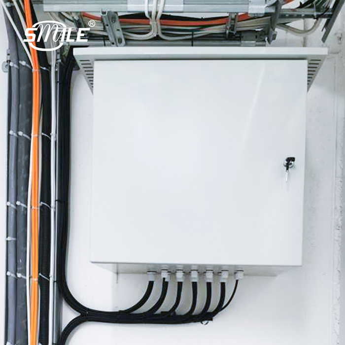 Caja eléctrica de acero personalizada para montaje en pared CHNSMILE