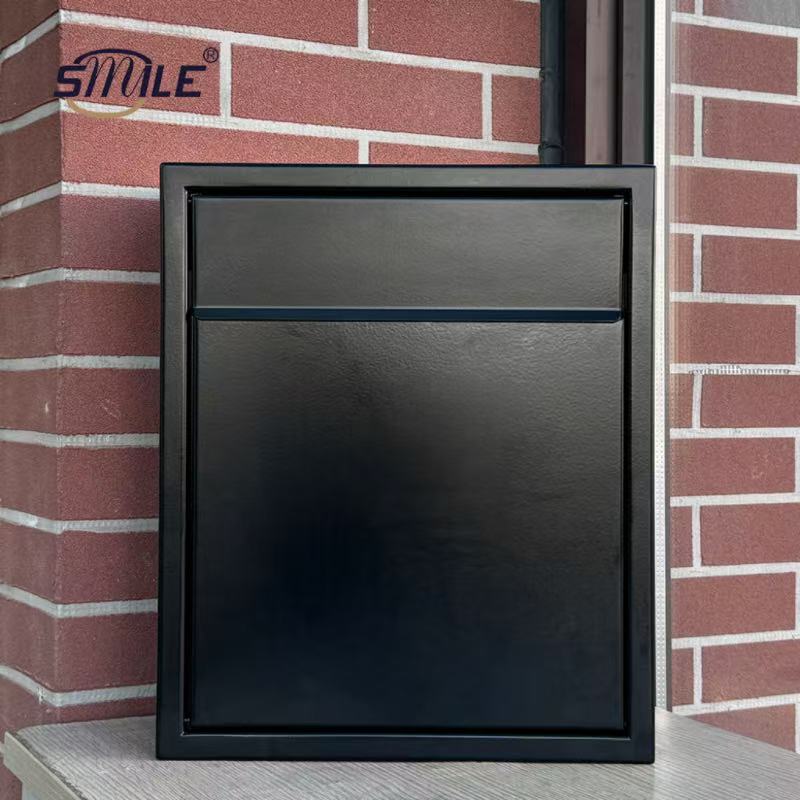 metal black mailbox