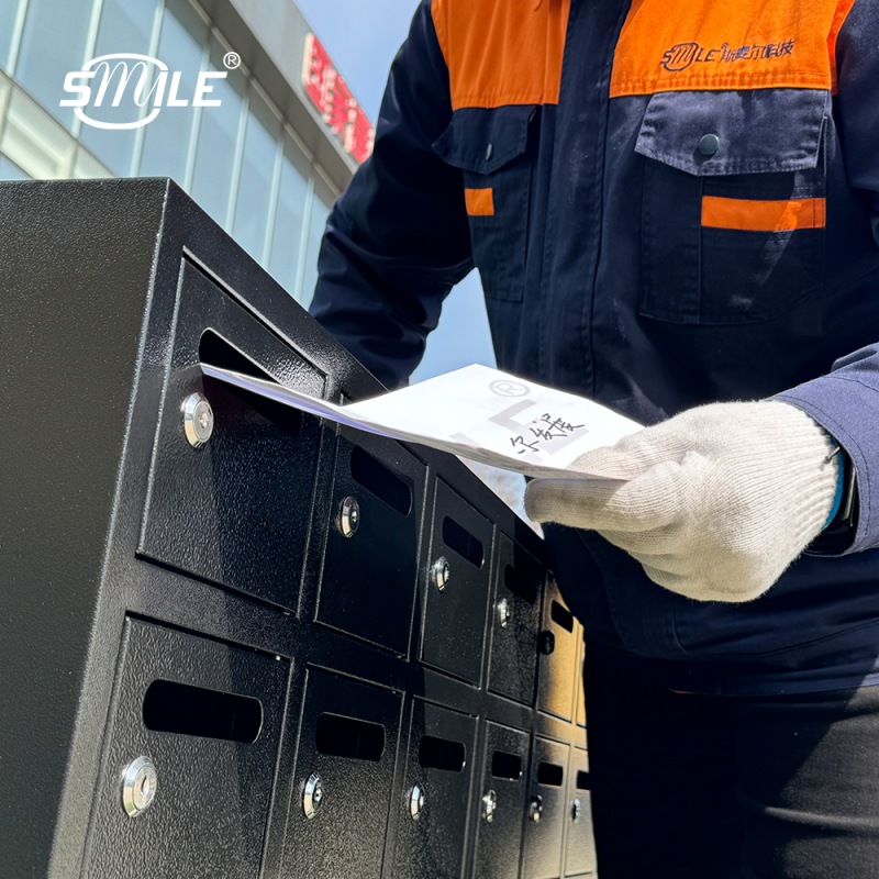outdoor metal mailbox