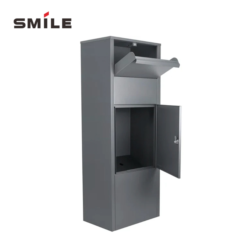 Outdoor Waterproof Freestanding Steel Mailbox