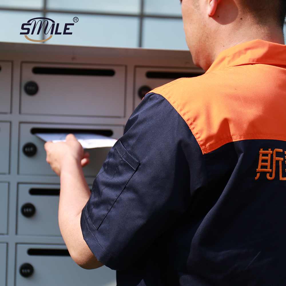 metal pillar-style mailbox