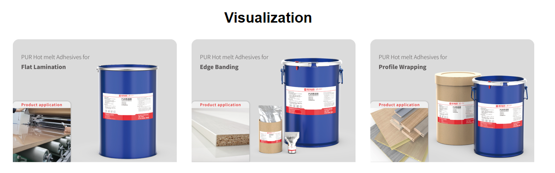 PVC edge banding machine PUR glue adhesive