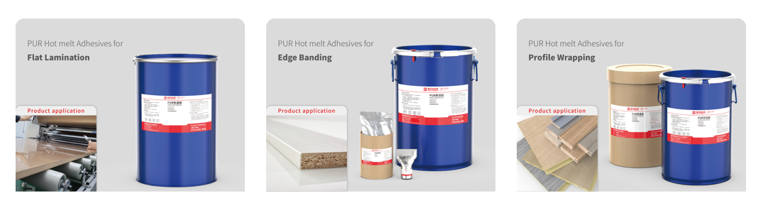 PUR hot melt adhesives