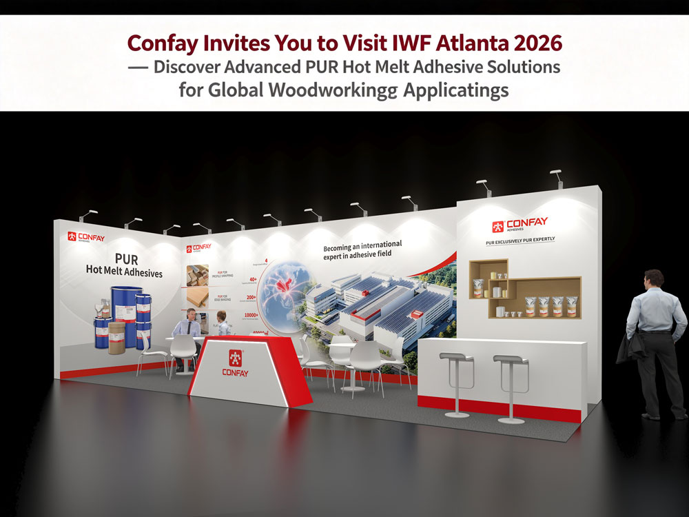 Confay Invites You to IWF Atlanta 2026 | China PUR Hot Melt Adhesive Supplier for Woodworking Industry