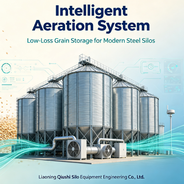 Intelligent Aeration System Greatly Reduces Grain Loss in Modern Steel Silo Storage