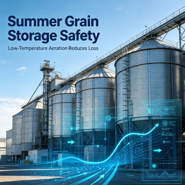 Low-Temperature Aeration Technology Effectively Solves Summer Grain Heating and Mildew Risks