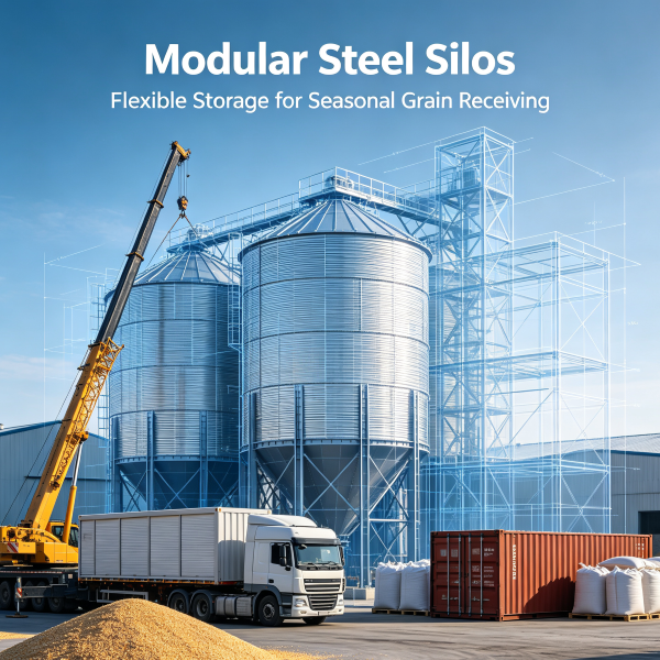 Transportation Adaptability of Modular Steel Silos Supports Mobile Grain Receiving Business