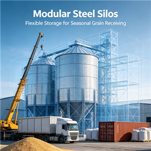 L'adaptabilité au transport des silos modulaires en acier favorise les activités mobiles de réception des céréales