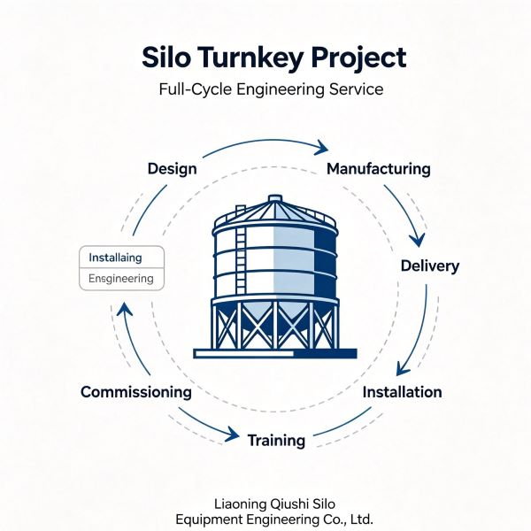Full-Coverage Silo Turnkey Project Simplifies Overseas Grain Elevator Construction