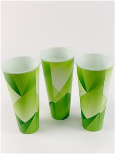 Custom Logo Printed Disposable Clear PP Plastic Cups Hot & Cold Drink Lids Boba Bubble Plastic Cups