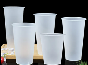 Customized Printed Disposable Injection Molded Plastic Cup for Milk Tea Juice Beverage High Injection Mold Custom Plastic
