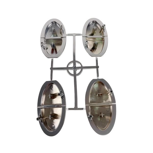 قطع بلاستيكية مصبوبة بالحقن عالية الجودة مع تشطيبات من الكروم والترسيب الفيزيائي للبخار (الترسيب الفيزيائي للبخار) للإلكترونيات