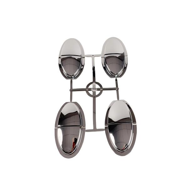 قطع بلاستيكية مصبوبة بالحقن عالية الجودة مع تشطيبات من الكروم والترسيب الفيزيائي للبخار (الترسيب الفيزيائي للبخار) للإلكترونيات