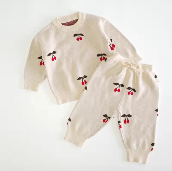 Pajama Organic Cotton Sets For Baby Girls