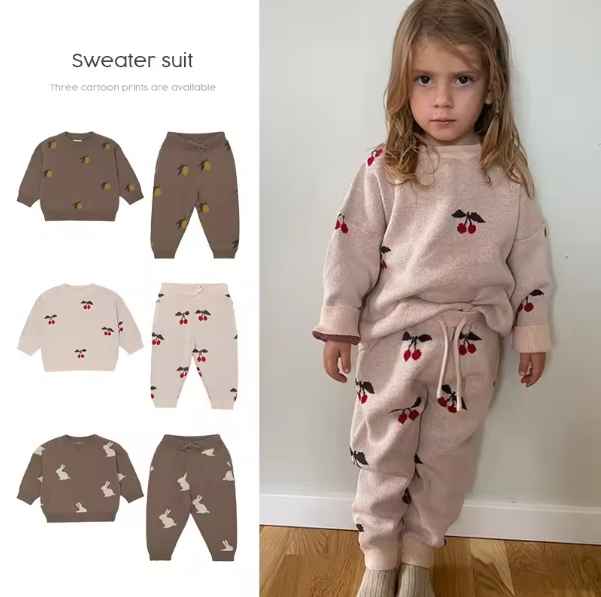 Pajama Organic Cotton Sets For Baby Girls