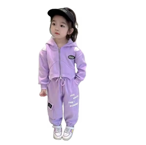 Girl Clothing Sweatsuit Spring Set