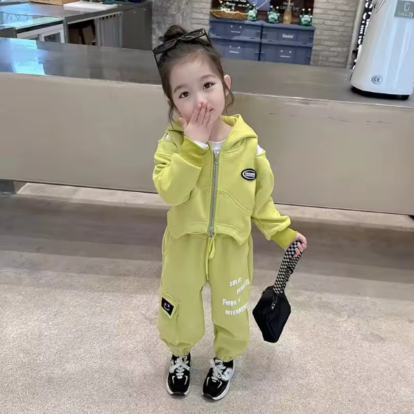 Girl Clothing Sweatsuit Spring Set