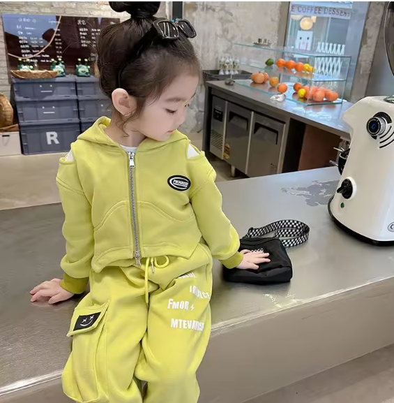 Girl Clothing Sweatsuit Spring Set