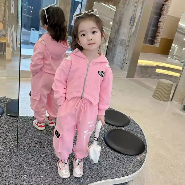 Girl Clothing Sweatsuit Spring Set